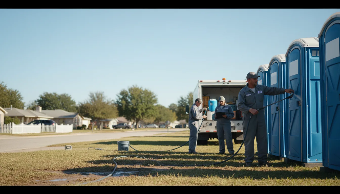 Long-Term Portable Toilet Rental in Jacksonville, IL near me